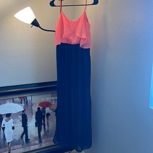 Pop of color summer time dress